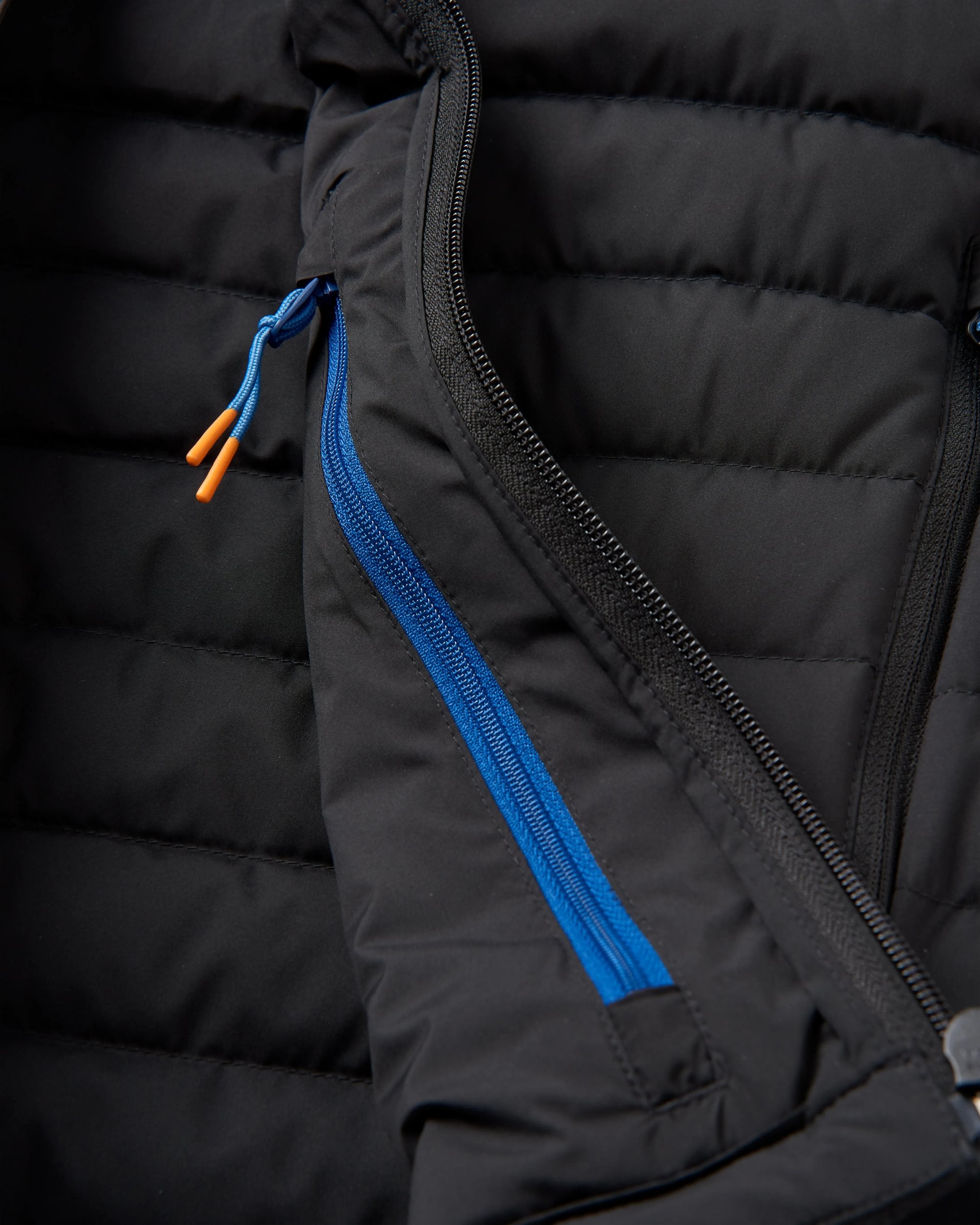 Ashland Down Recycled Gilet - Black - Flatlay