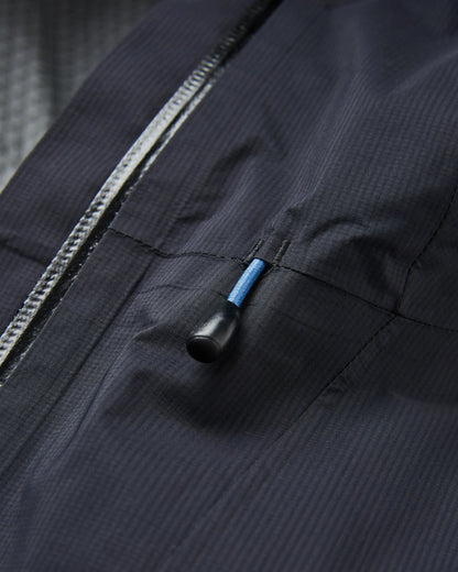 Trailscape Light Men's Recycled Waterproof Jacket - Black - Flatlay