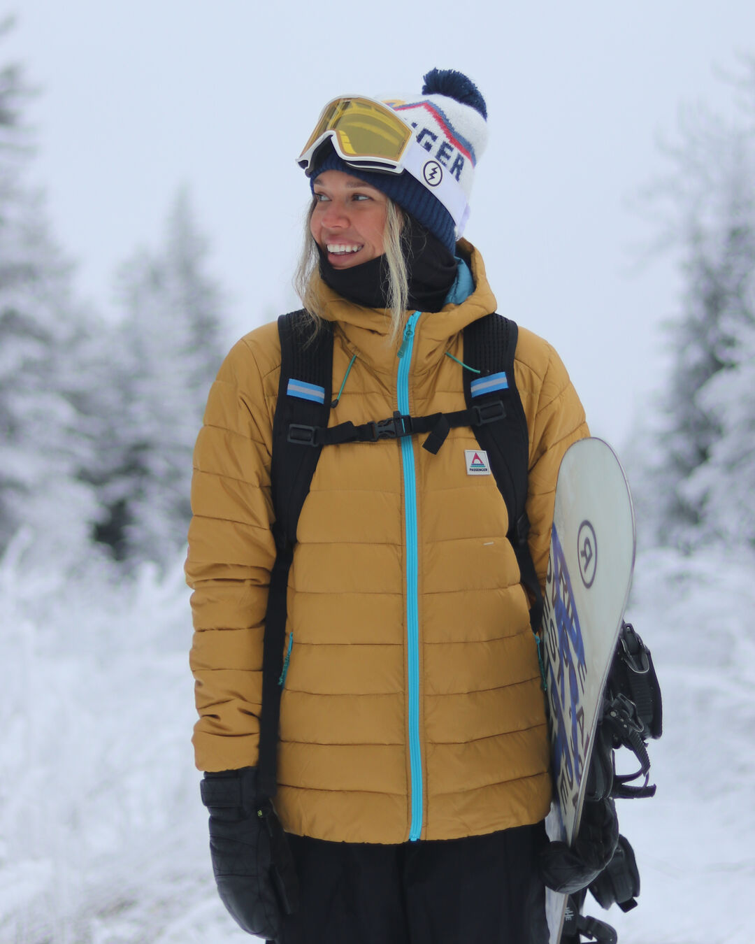 Pow Recycled 2.0 Insulated Jacket - Mustard Gold - Lifestyle