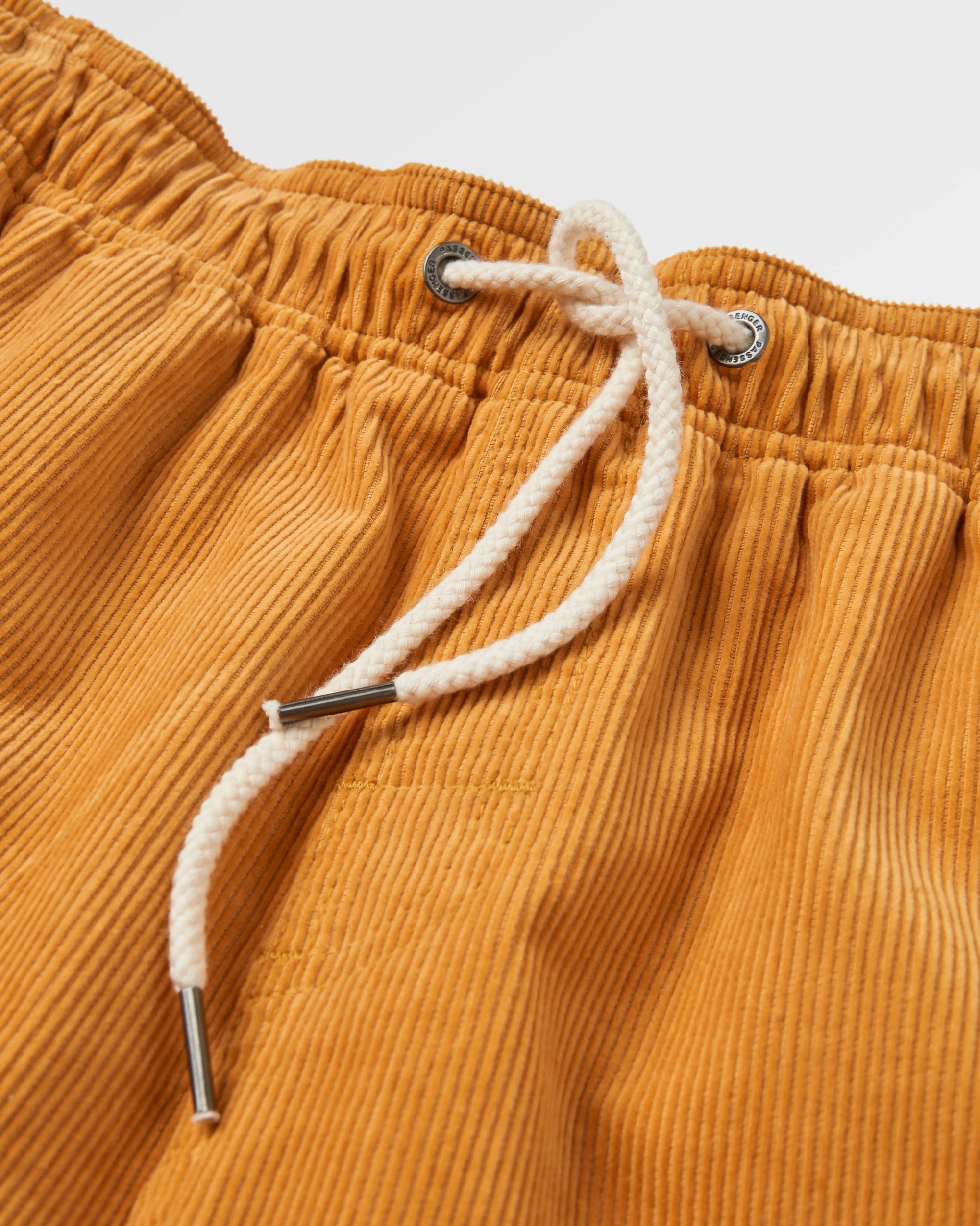 Drifter Cord Short - Spruce Yellow - Flatlay
