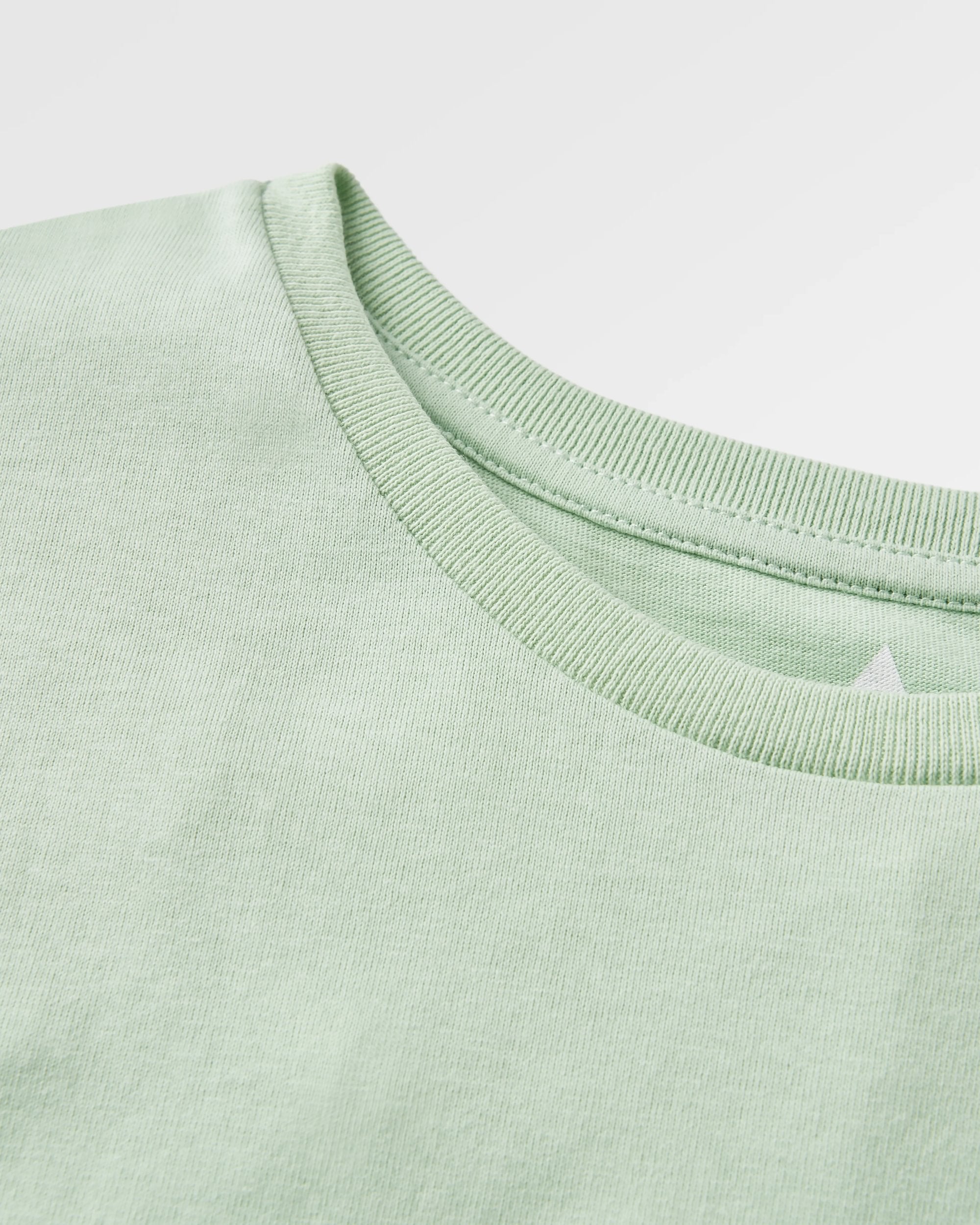 Easy Days Recycled Cotton T-Shirt - Spearmint - Flatlay