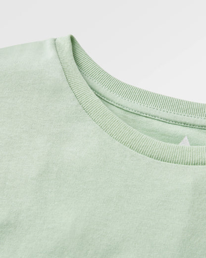 Easy Days Recycled Cotton T-Shirt - Spearmint - Flatlay