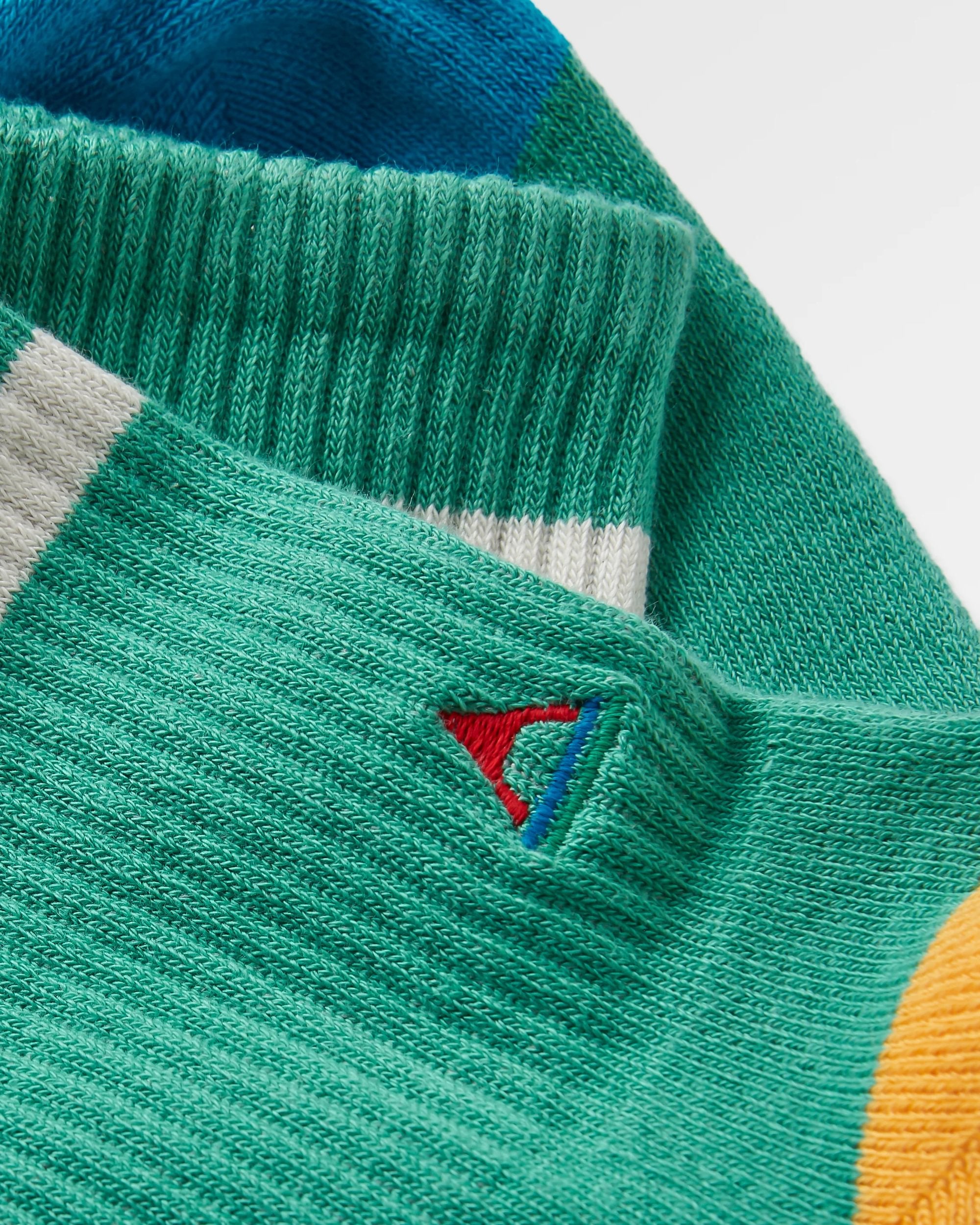 Organic Midweight Crew Socks - Arctic - Flatlay