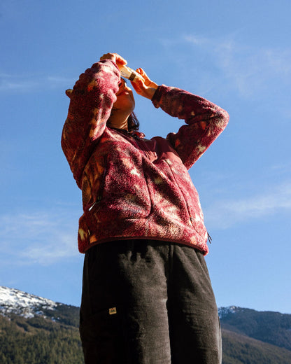 Home Sherpa Fleece - Frost Fig - Lifestyle