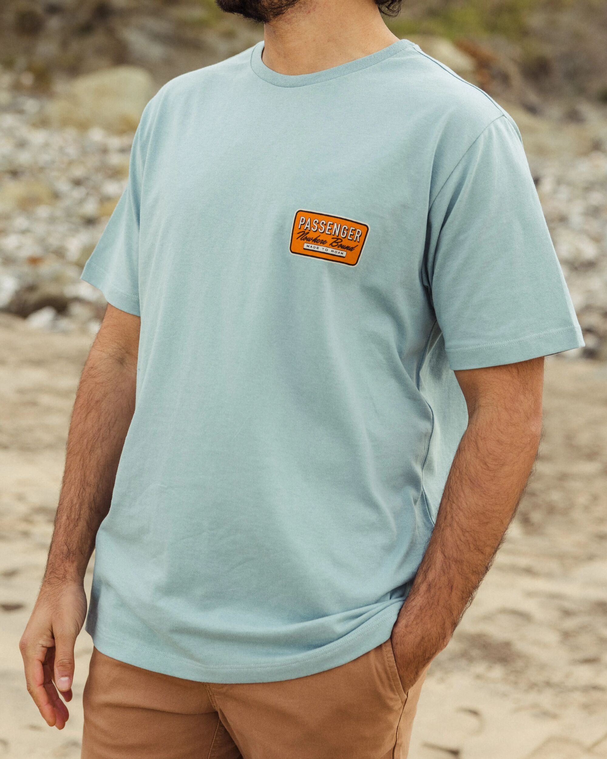 Beechey Recycled Cotton T-Shirt - Arctic - Lifestyle