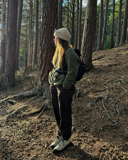 Tawny Deep-Pile Sherpa Fleece - Dusty Olive - IGC