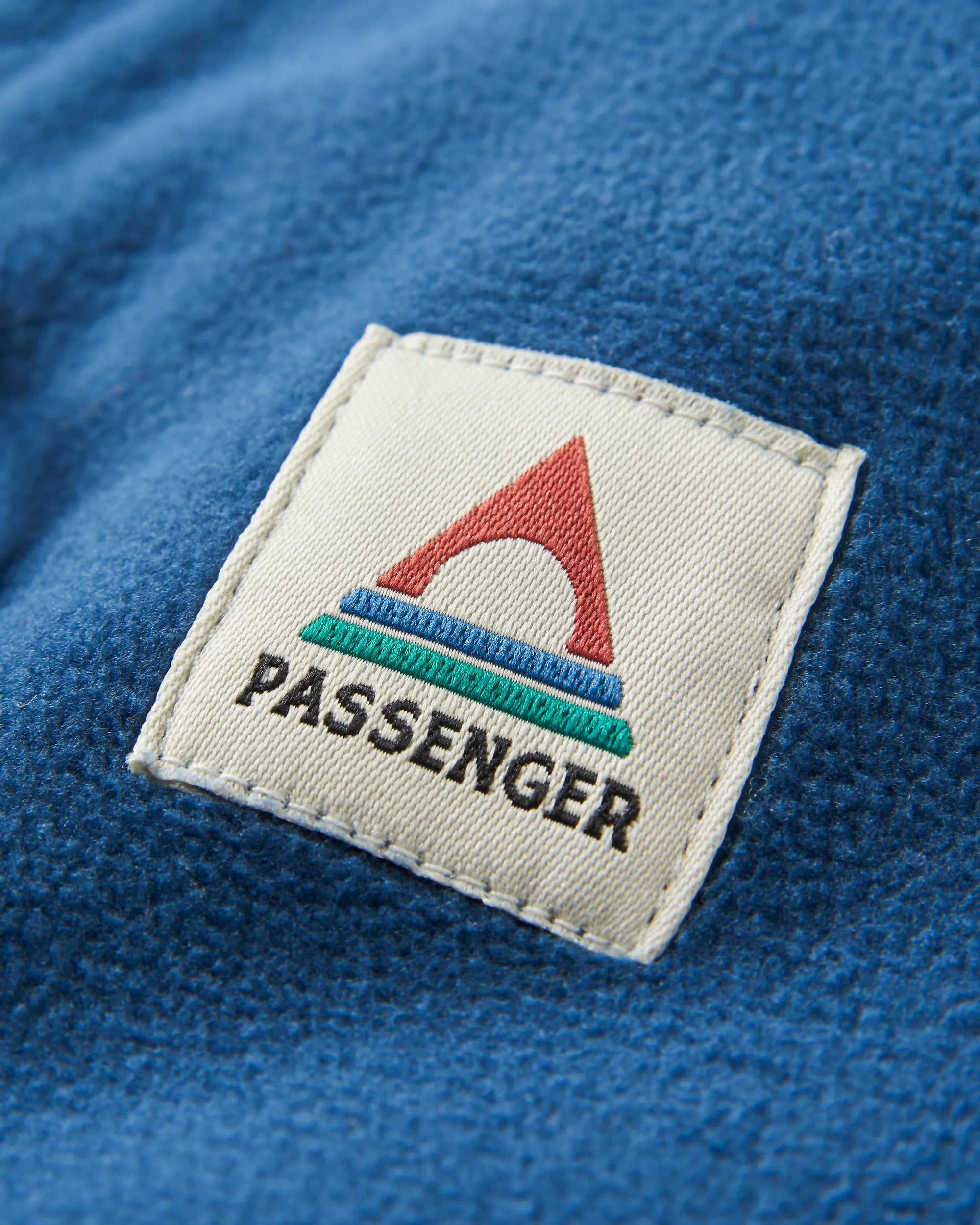 Ayla Micro Polartec® Hooded Fleece - Dark Denim - Flatlay