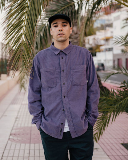 Backcountry Cord Light Shirt - Ocean Teal - Lifestyle