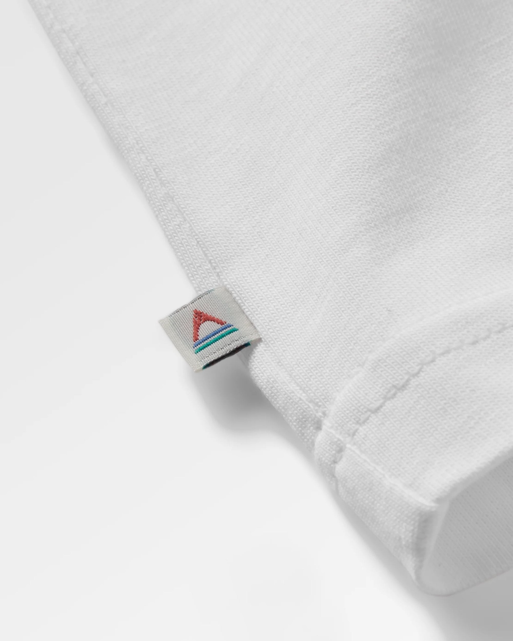 Vita Organic Cotton Relaxed Fit LS T-shirt - White - Flatlay