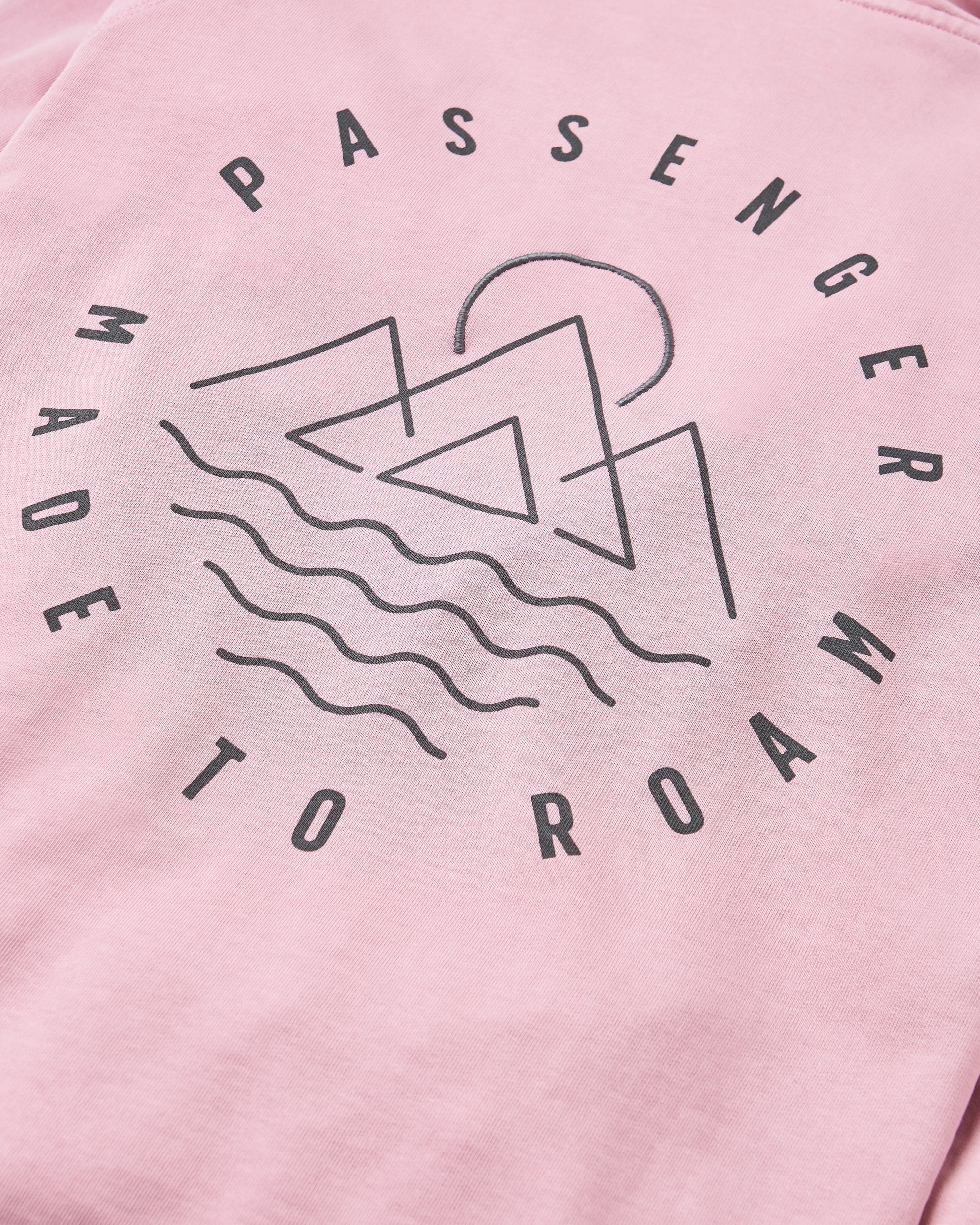 Remote Recycled Cotton Hoodie - Pink Haze - Flatlay