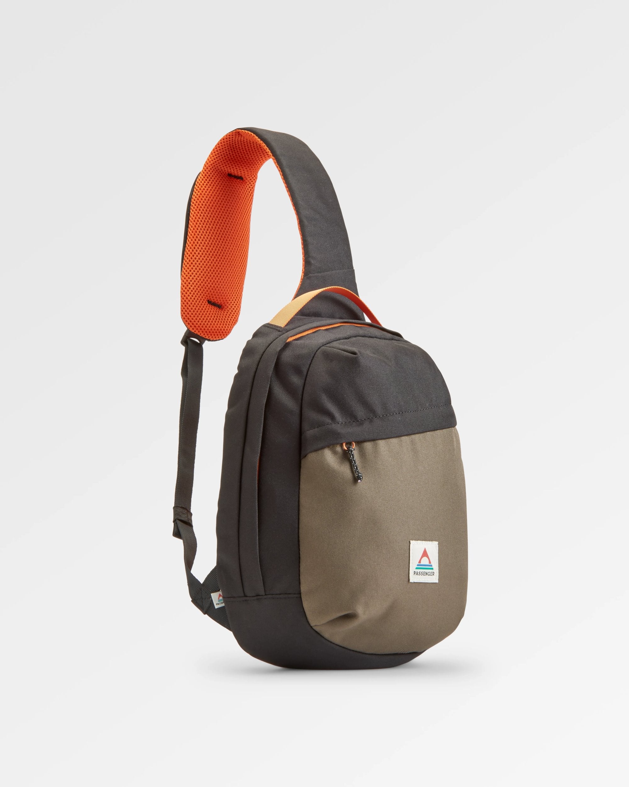 Boondocker Recycled Sling 8L - True Black/ Khaki - Flatlay