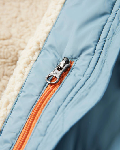 Flora Recycled Sherpa Lined Parka - Arctic - Flatlay