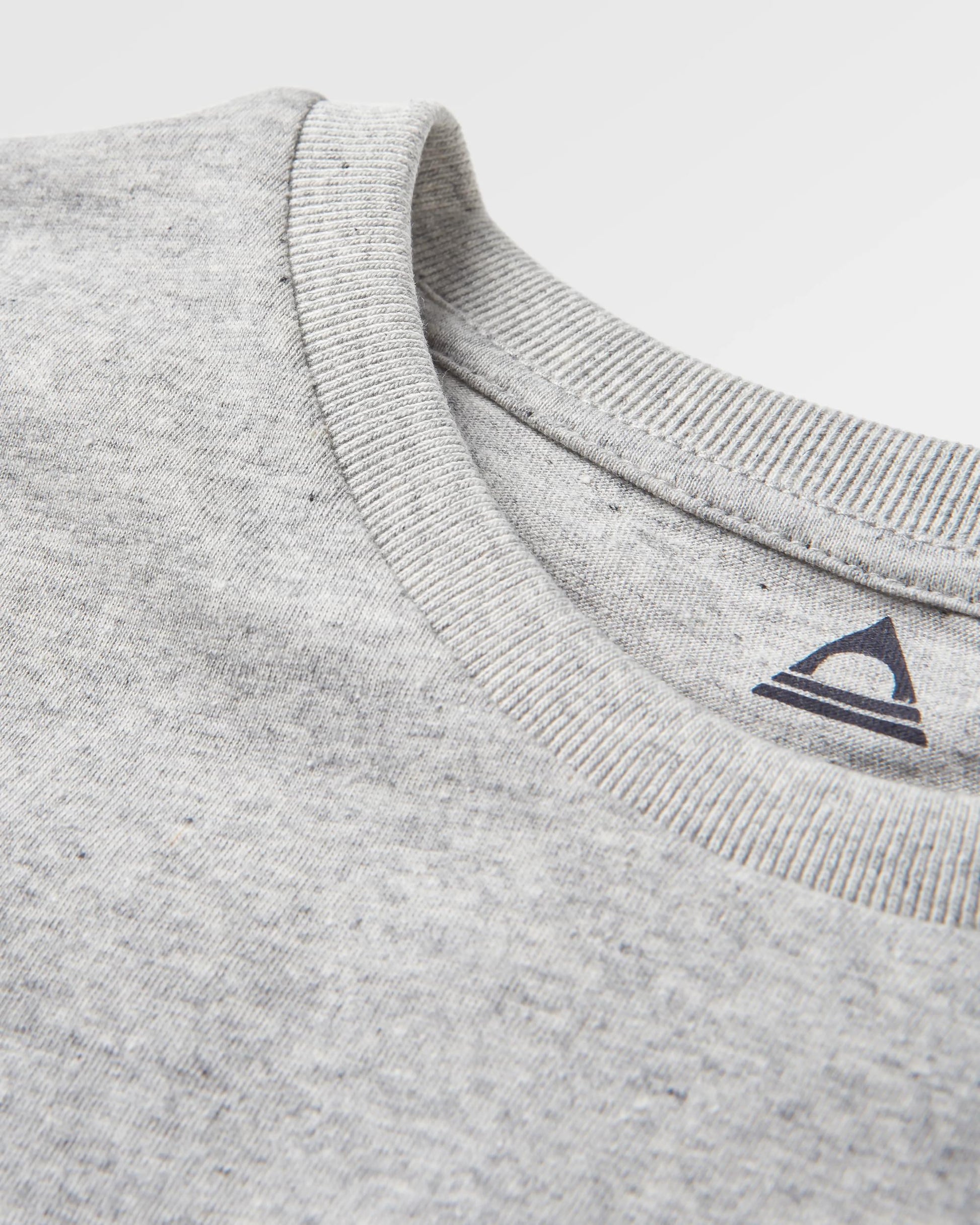 Classic Logo Recycled Cotton T-Shirt - Mid Grey Marl