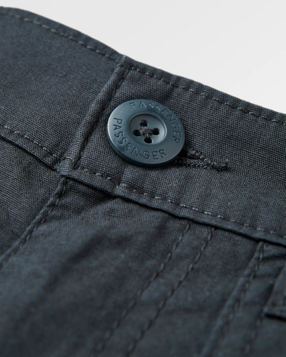 Lani 'Light' Organic Cotton Short - Black - Flatlay