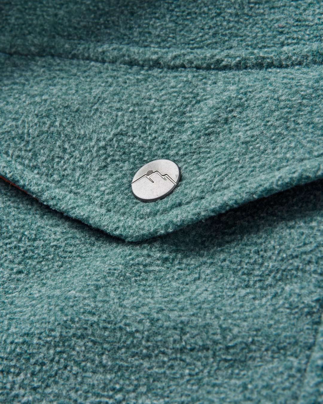 Maple Recycled Polar Fleece Shirt - Mediterranean Marl