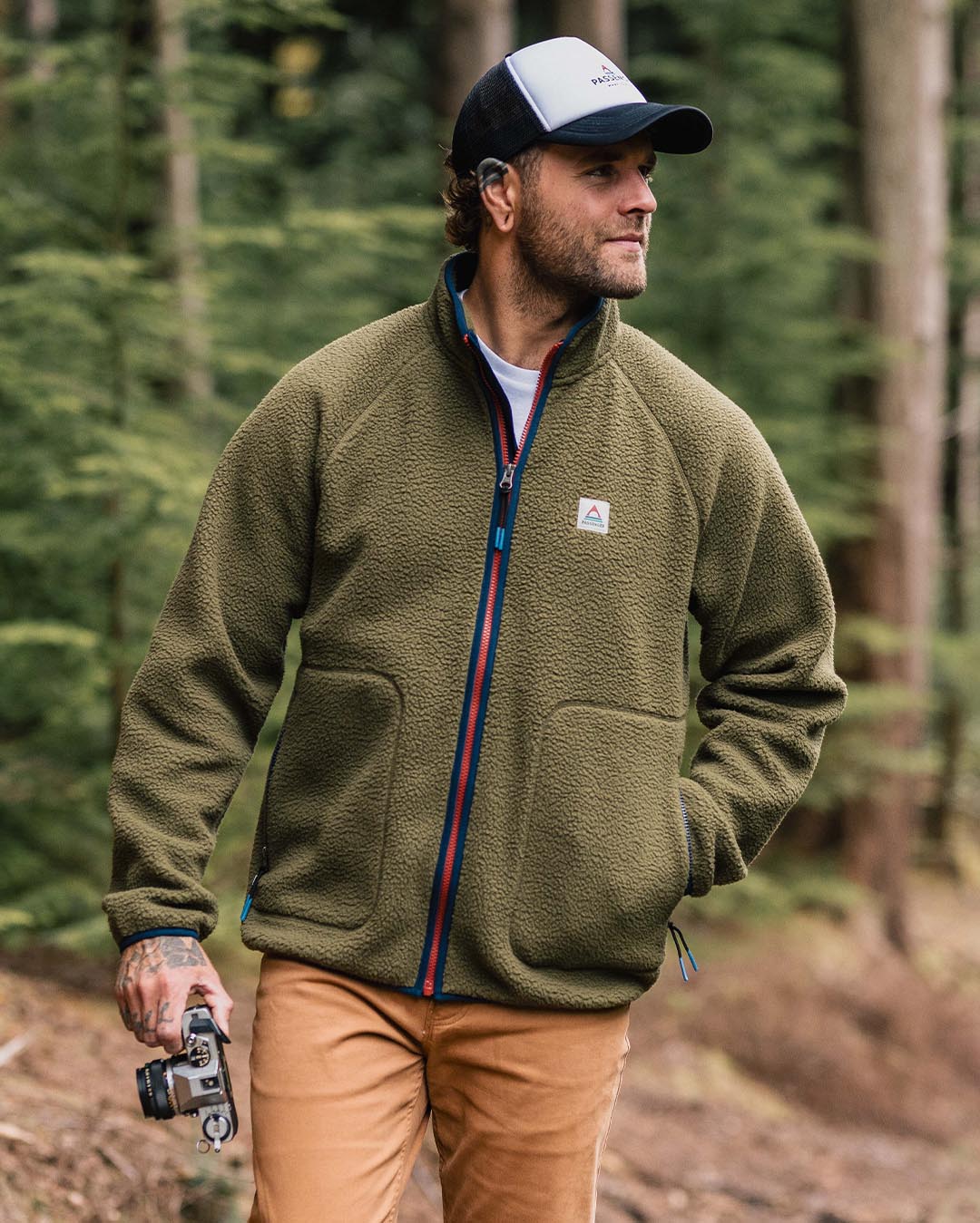 Tripper 2.0 Full Zip Recycled Sherpa Fleece - Khaki