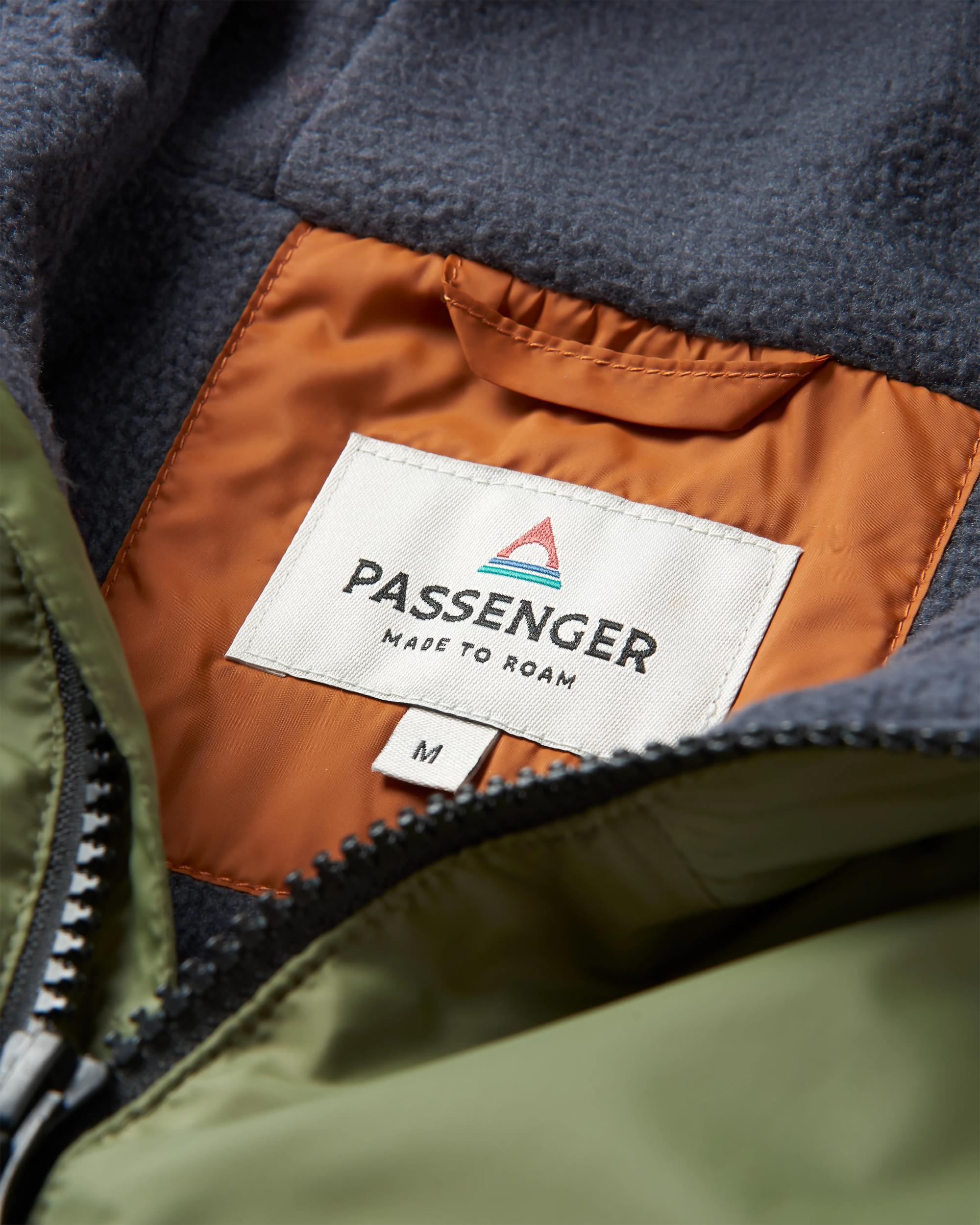 Dusk Recycled Insulated Anorak - Dusty Olive - Flatlay