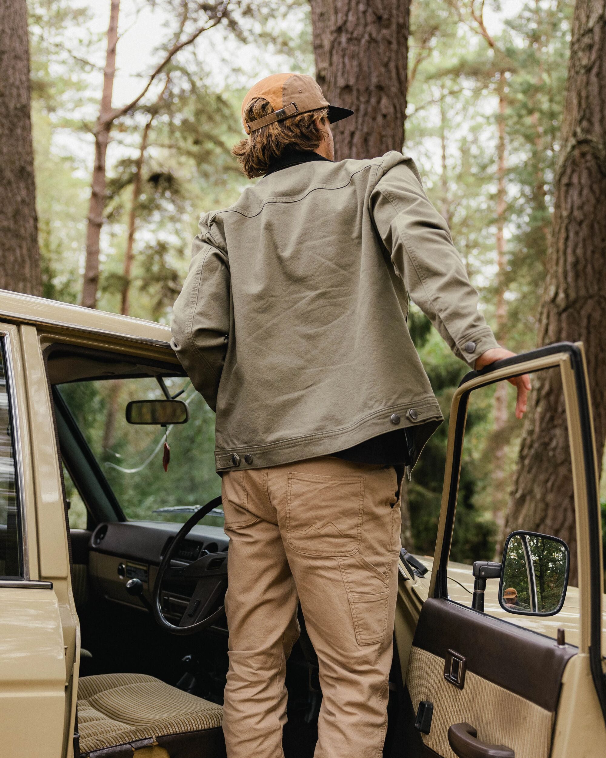 Vantage Lined Cotton Canvas Jacket Dusty Olive – Passenger