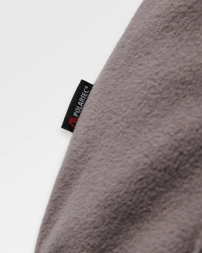 Woodland Full Zip Hooded Polar Fleece - Brambleberry/Slate Grey - Flatlay