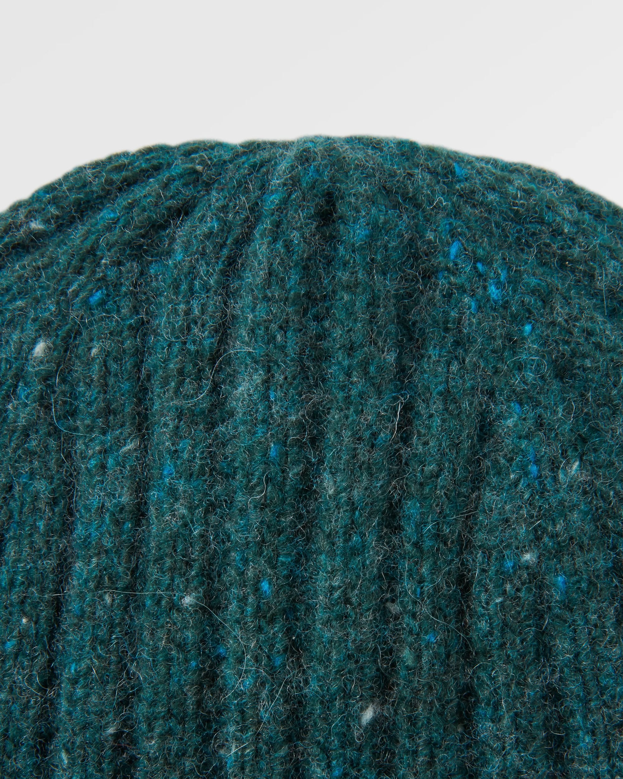 Fisherman Merino Wool Beanie - Fir Tree - Flatlay