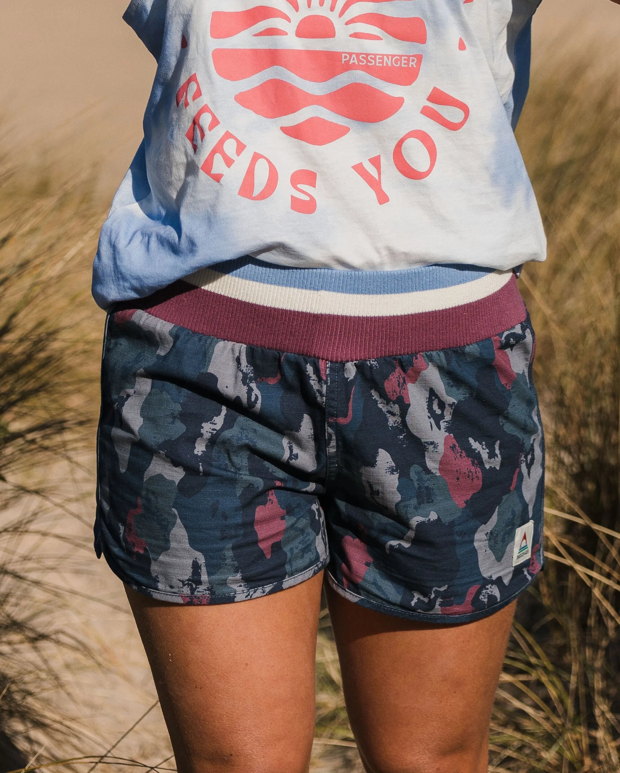 Explore All Purpose Short - Sycamore Camo - Lifestyle