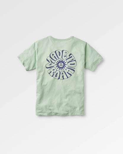 Easy Days Recycled Cotton T-Shirt - Spearmint - Flatlay