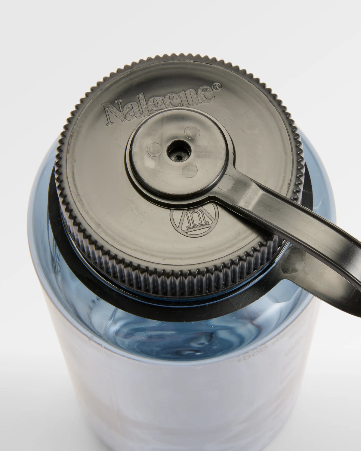 Nalgene 1L Wide Mouth Water Bottle - Black - Flatlay