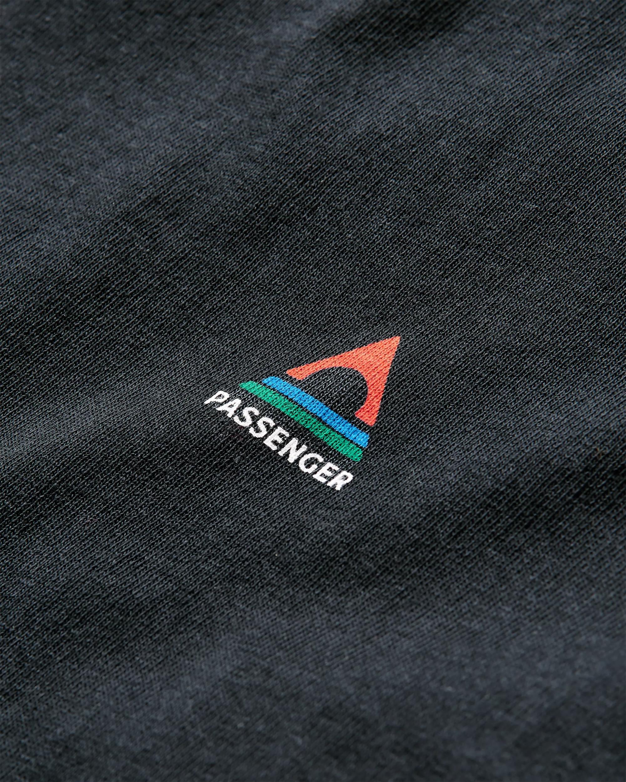 Classic Logo Organic Cotton T-Shirt - Black - Flatlay