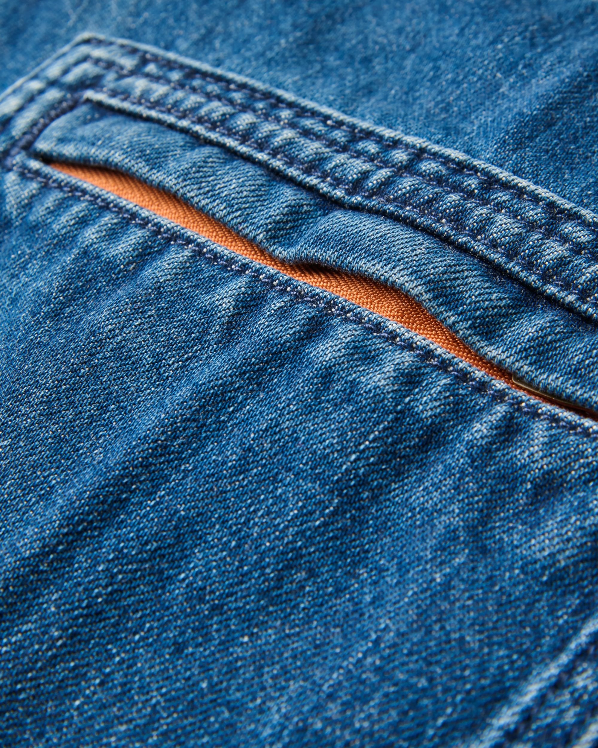 Shuffle Denim Dungarees - Denim Blue - Flatlay