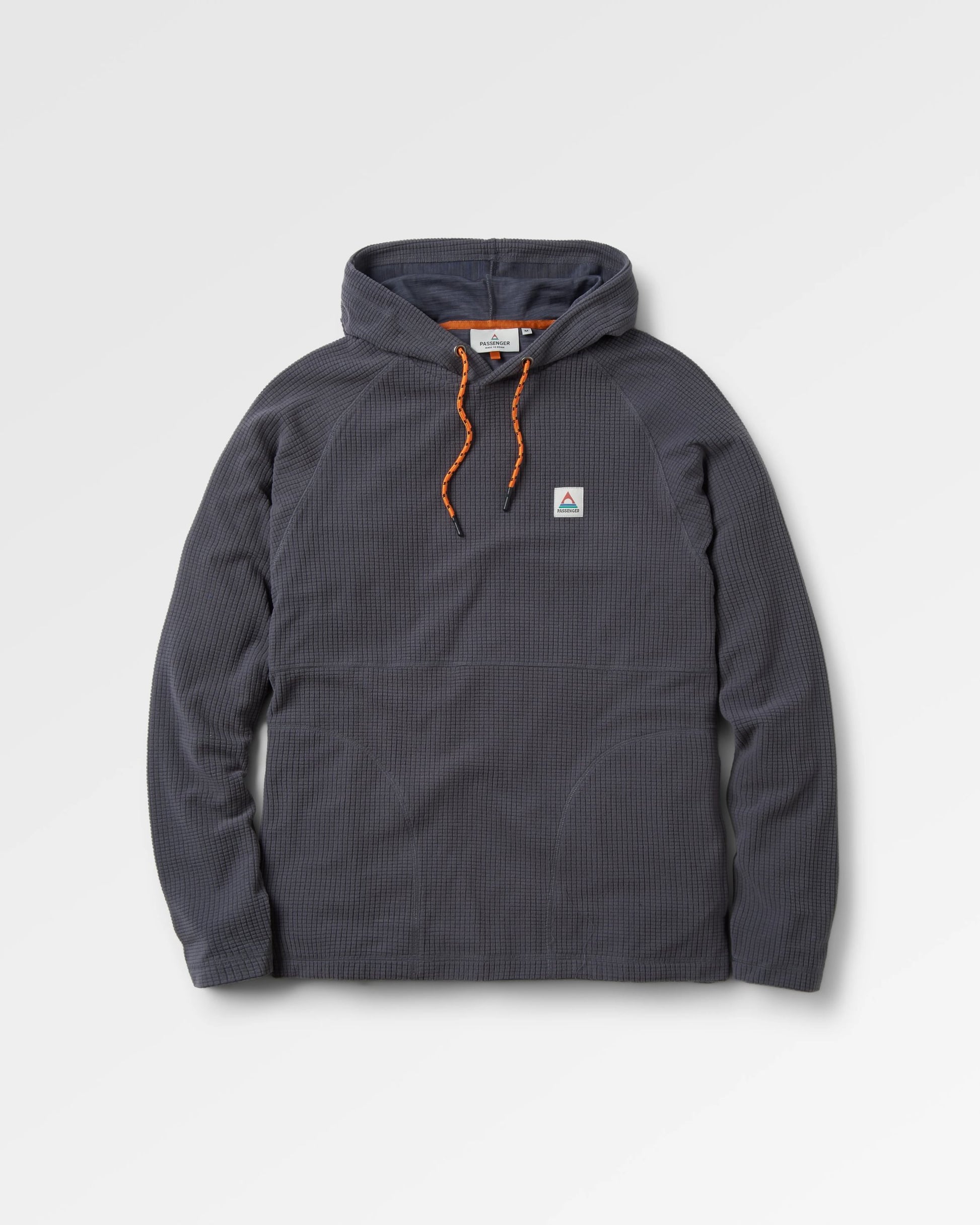 Point Recycled Fleece Hoodie - Charcoal