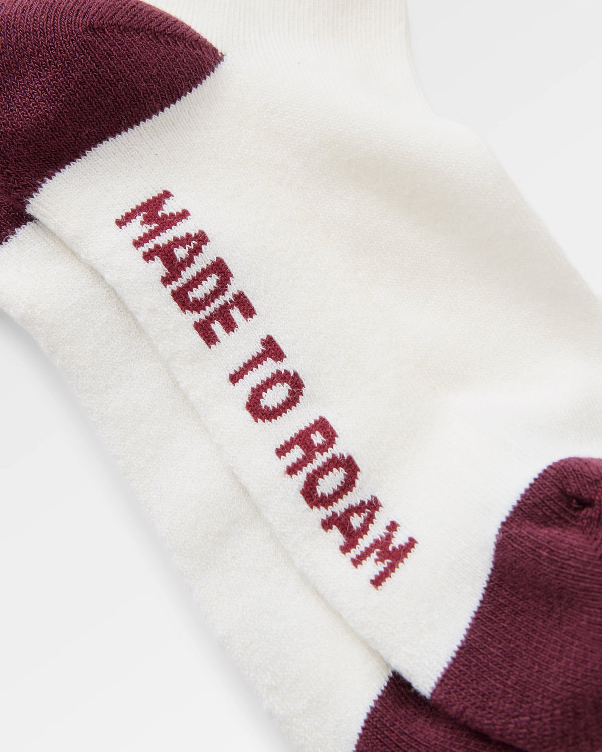 Classic Passenger Crew Socks - White Sand - Flatlay