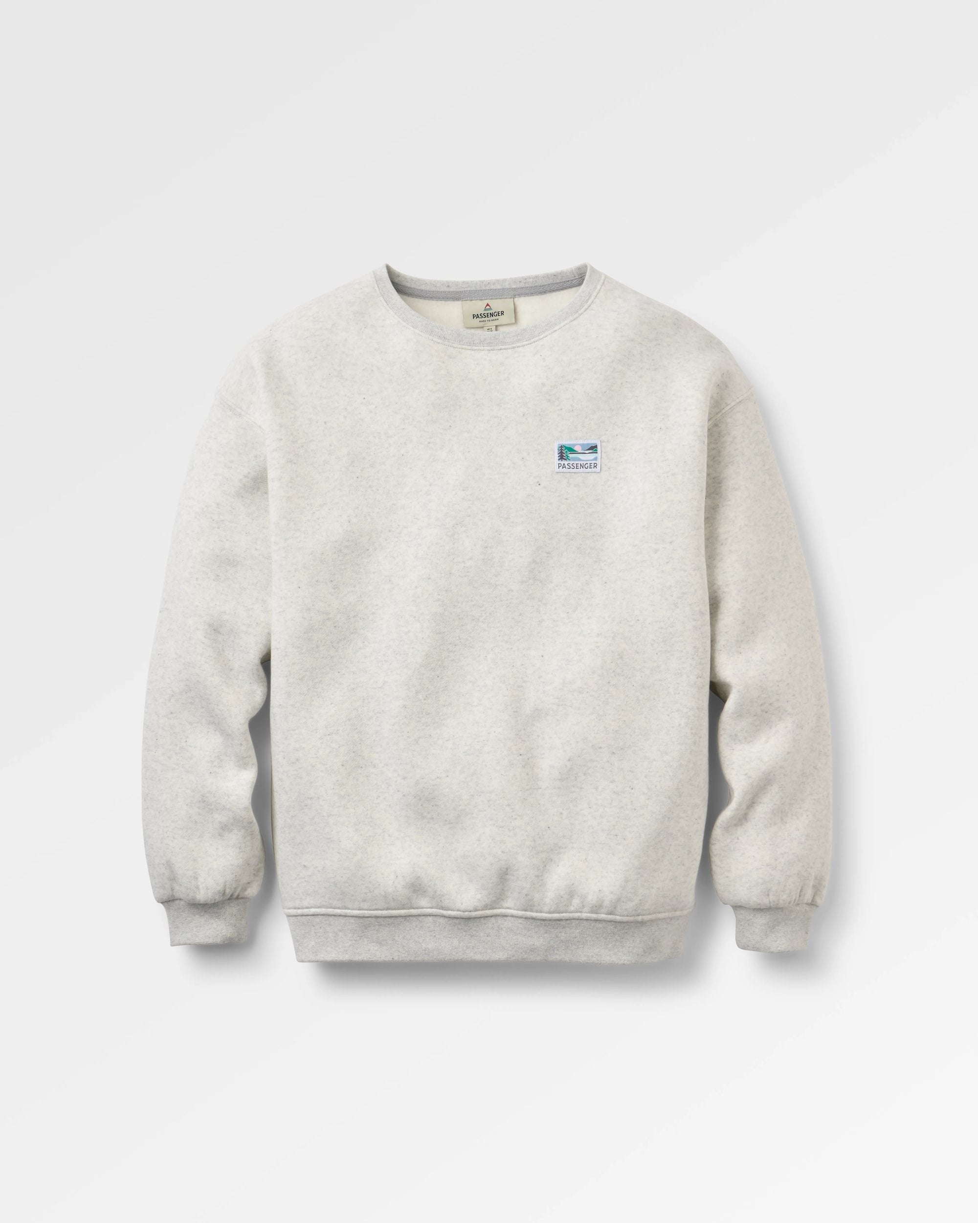 Legacy Sweatshirt - Light Grey Marl - Flatlay