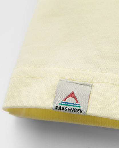 Beyond Relaxed Fit T-Shirt - Pale Yellow - Flatlay