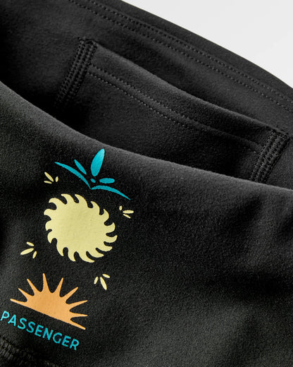 Solscape Active Short - Black - Flatlay