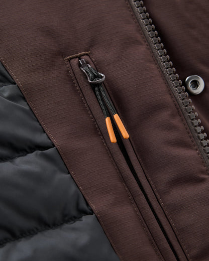 Explorer Waterproof Down Parka - Espresso - Flatlay