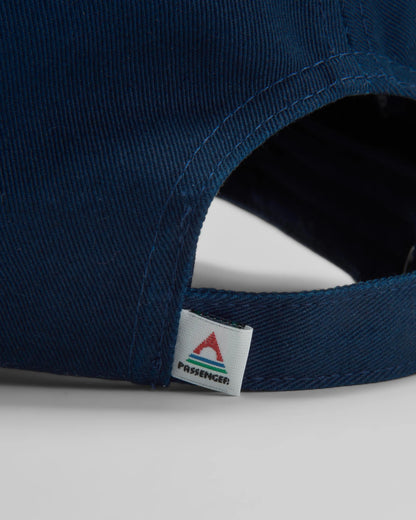 Classic Recycled Cotton 6 Panel Cap - Rich Navy