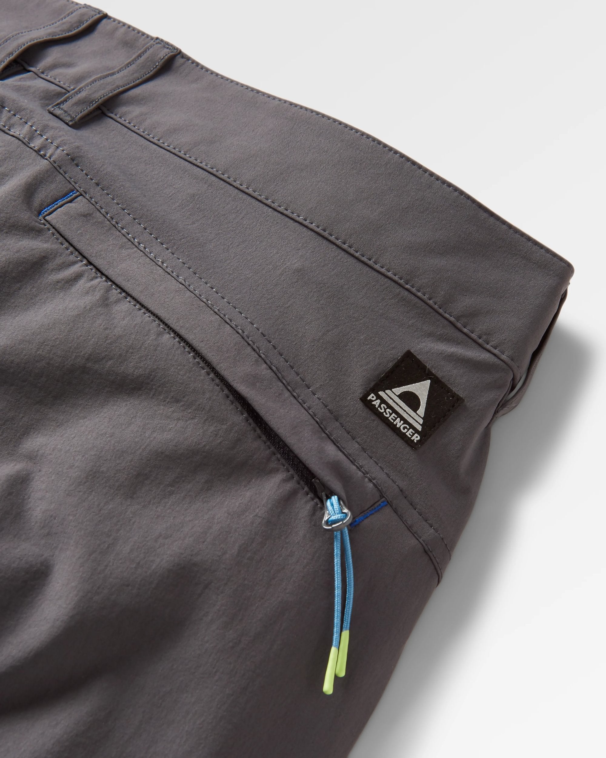 365 Trail Roll Up Trouser - Charcoal - Flatlay