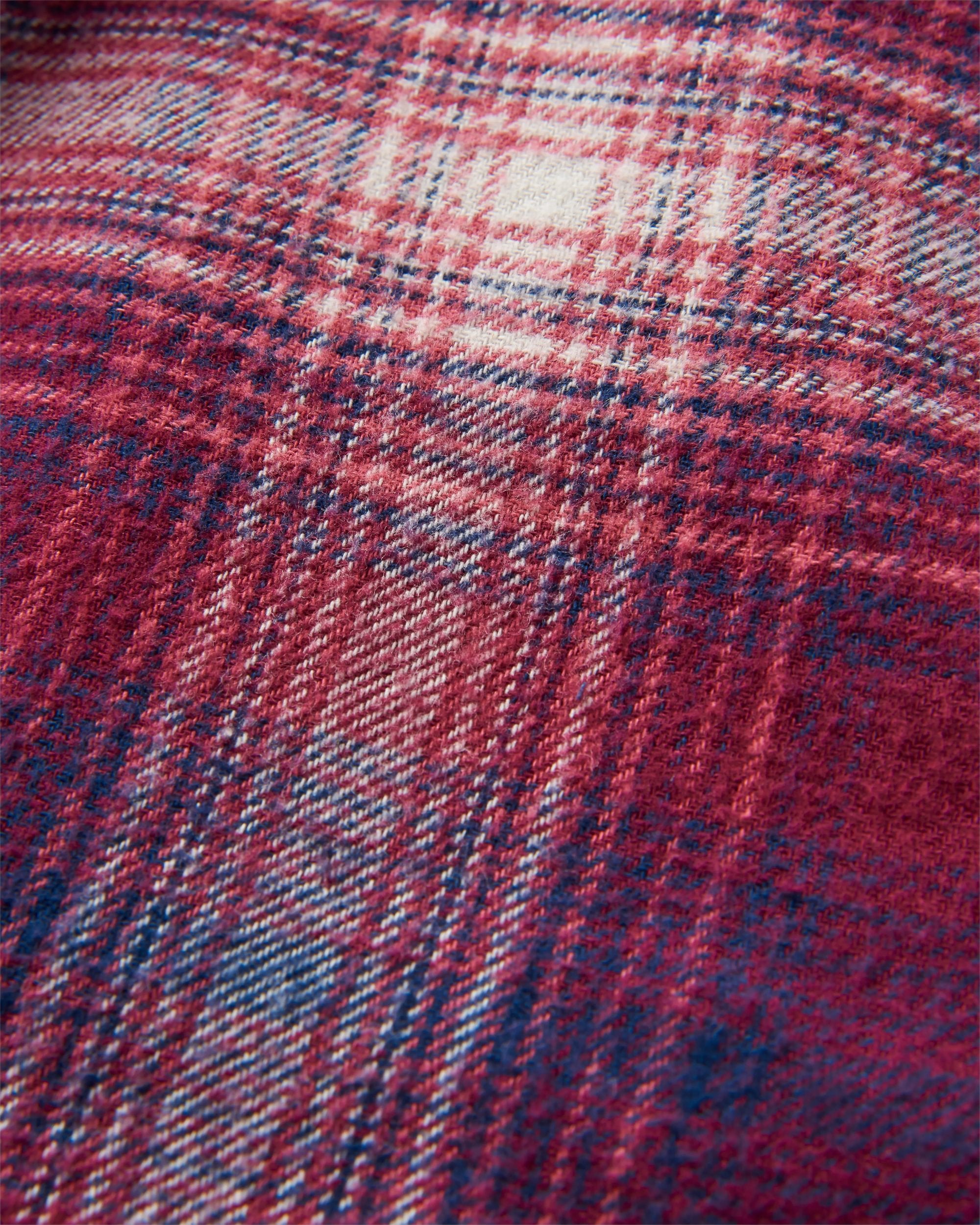 Way Flannel Lined Shirt - Rich Navy - Flatlay