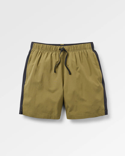 Swift Trail Short 7" - Khaki - Flatlay