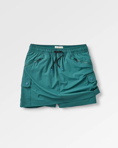 Trail Cargo Skort - Deep Ocean - Flatlay