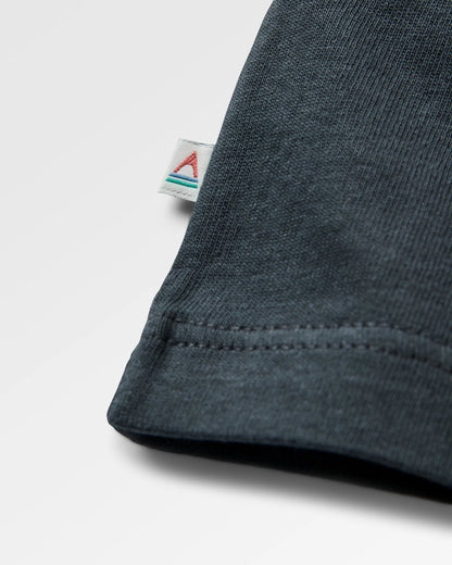 Roam Slow Women's Recycled Cotton LS T-Shirt - Black - Flatlay