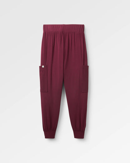 Day Dream Recycled Trouser - Fig - Flatlay