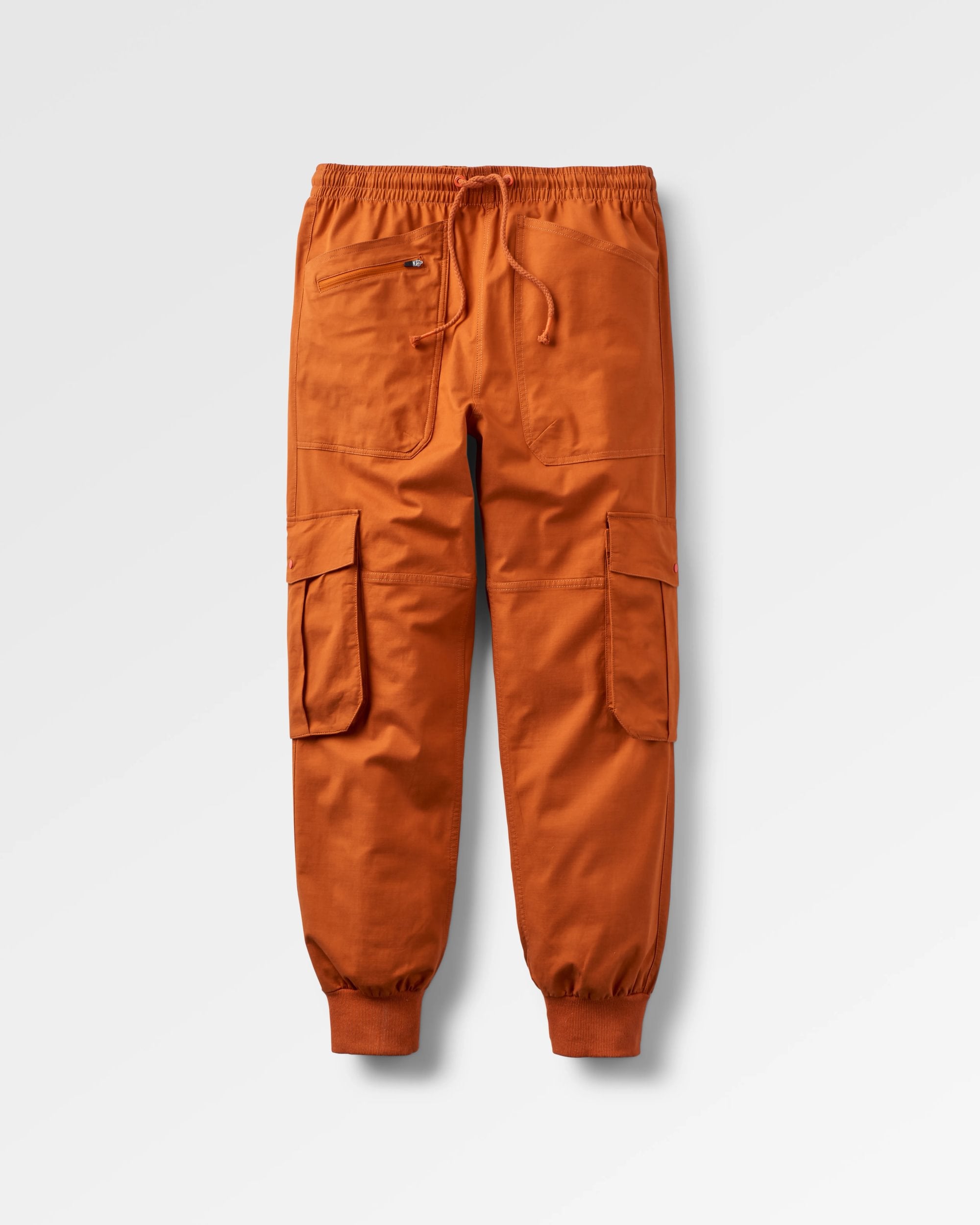 Hydrilla Organic Cotton Trouser - Sunset Orange - Flatlay