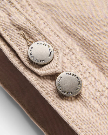 Vantage Canvas Jacket - Simply Taupe - Flatlay