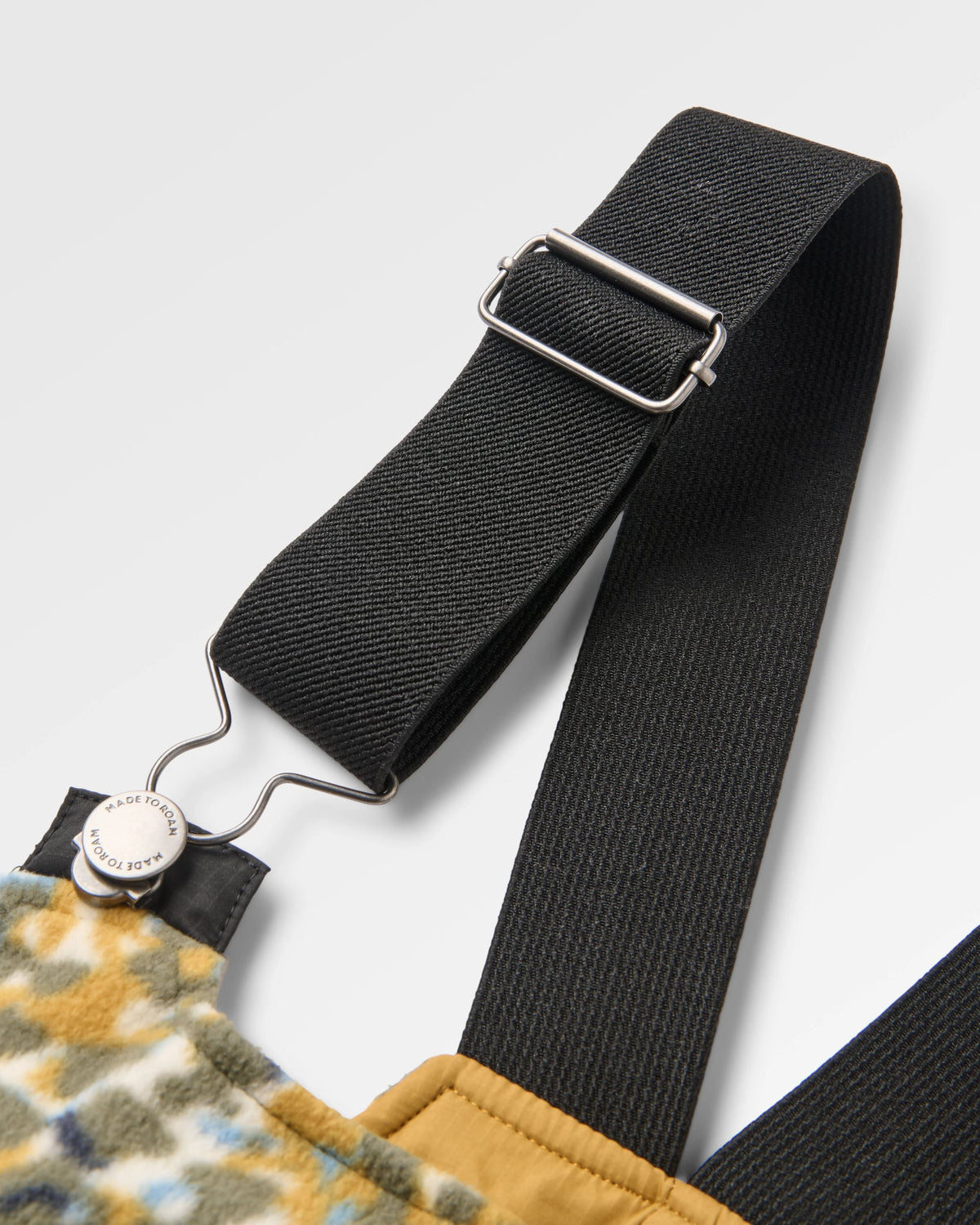 Ace Polar Fleece Dungarees - Powder Camo Dusty Olive - Flatlay