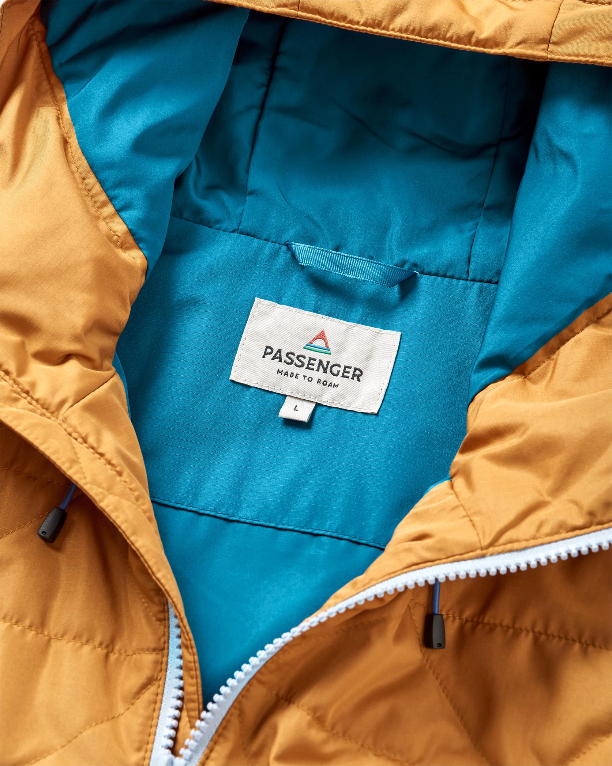 Base Recycled Thermore® Insulated Jacket - Dusty Ochre/ Corsair Blue - Flatlay