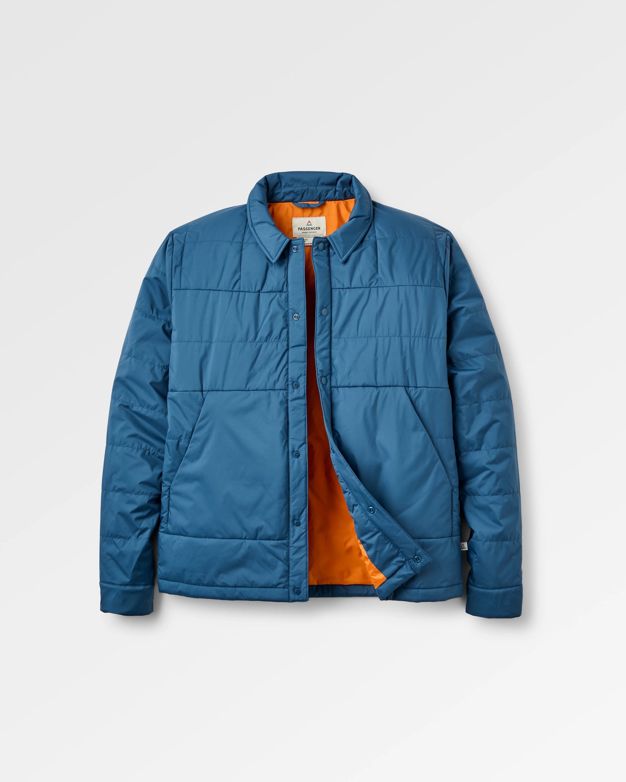 Vanlifer Insulated Overshirt - Dark Denim - Flatlay