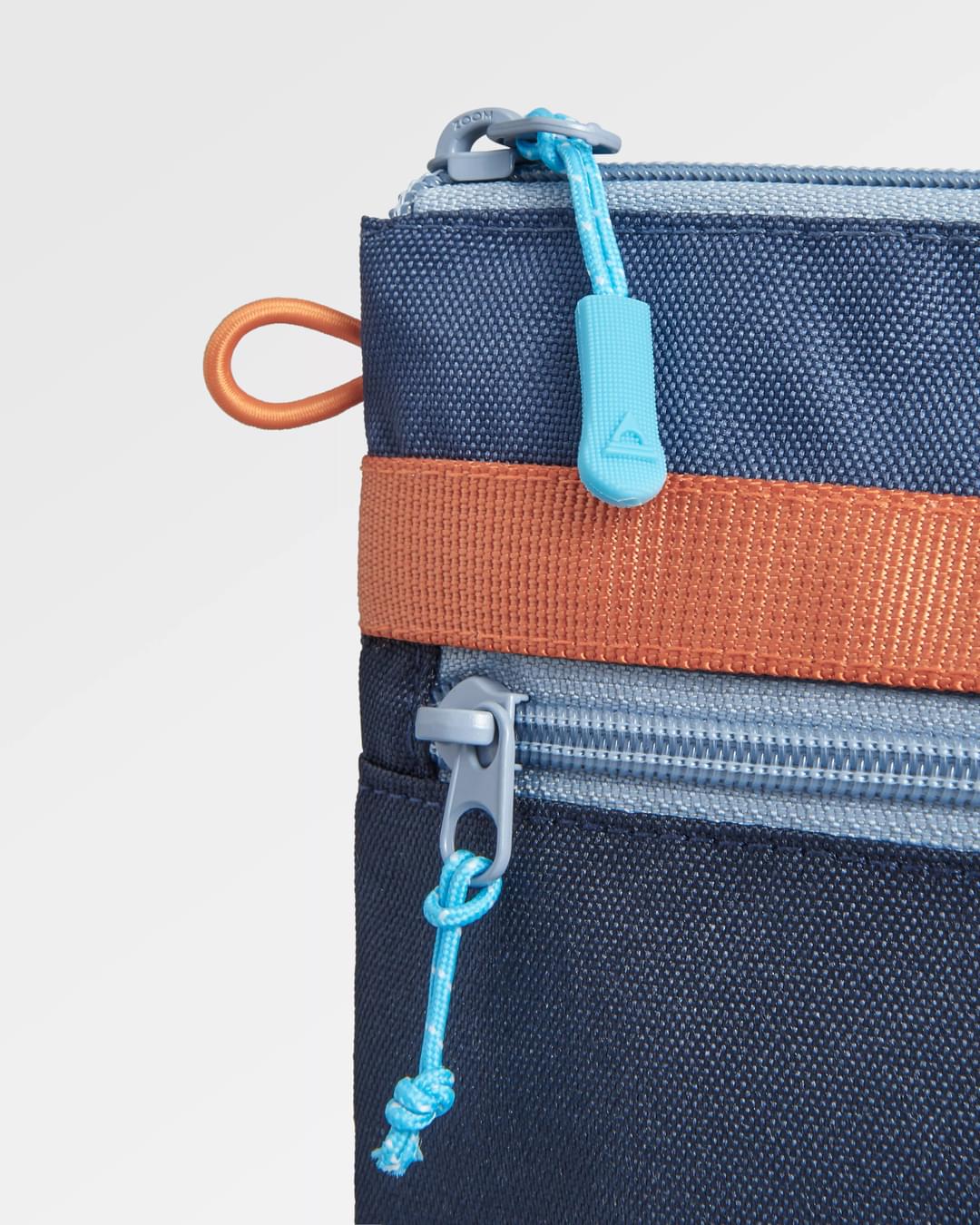 Essentials Recycled Pouch - Dark Denim/ Deep Navy - Flatlay