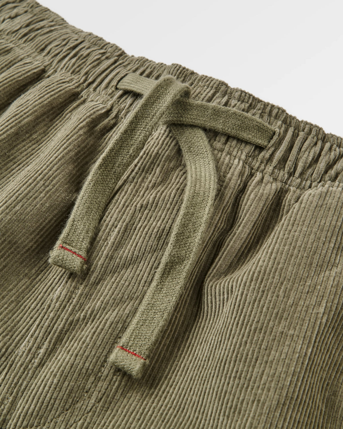 Drifter Cord Relaxed Fit Trouser - Dusty Olive - Flatlay