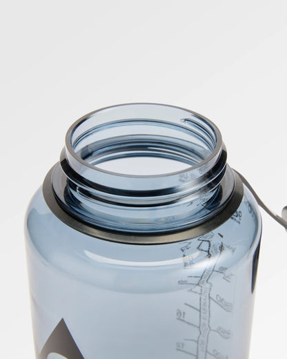 Nalgene 1L Wide Mouth Water Bottle - Black - Flatlay